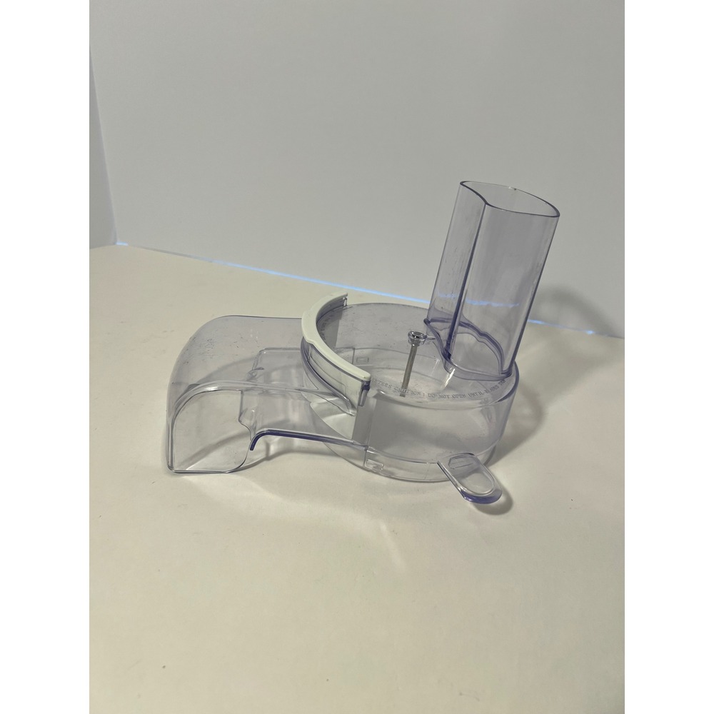 Wolfgang Puck Bistro Food Processor Replacement Lid Cover with Feed Tube Clear